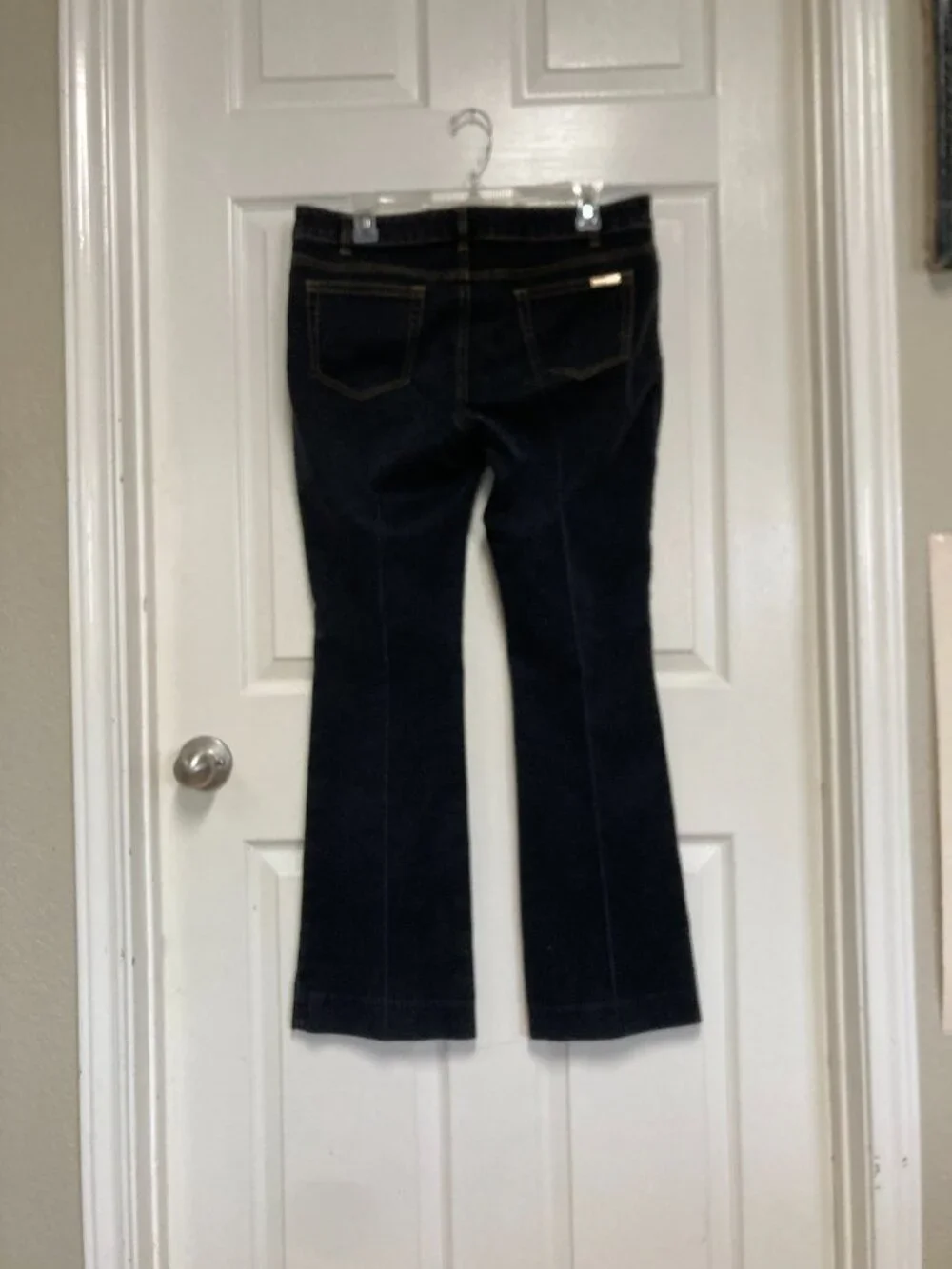 Michael Kors jeans bootcut black size 10 women's - Picture 2 of 3